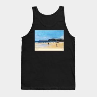 Harlyn Bay, Cornwall, Travel Poster (Landscape) Tank Top